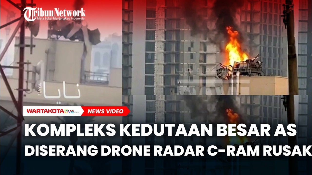 Kompleks Kedutaan Besar AS Diserang Drone Radar C-RAM Rusak