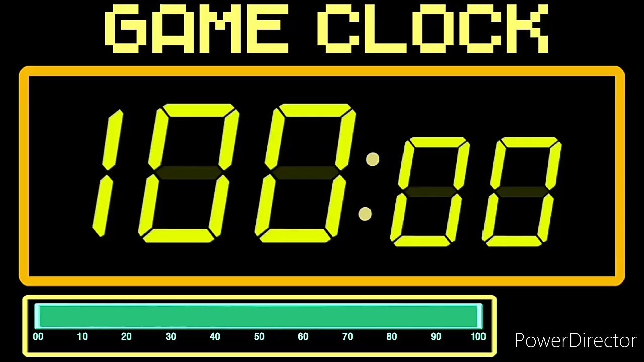 100 Seconds Countdown (Digital Stopwatch Version) Remix BBC Game Clock Countdown