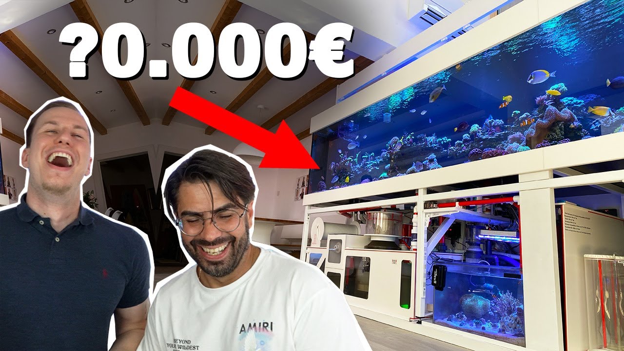 Wie teuer ist ein 3000 Liter MEERWASSERAQUARIUM? - Marios vollautomatisches High-End Aquarium PREIS