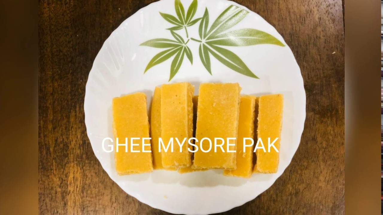 GHEE MYSORE PAK | SIMPLE SWEET RECIPE | SIMPLE HOME TREAT