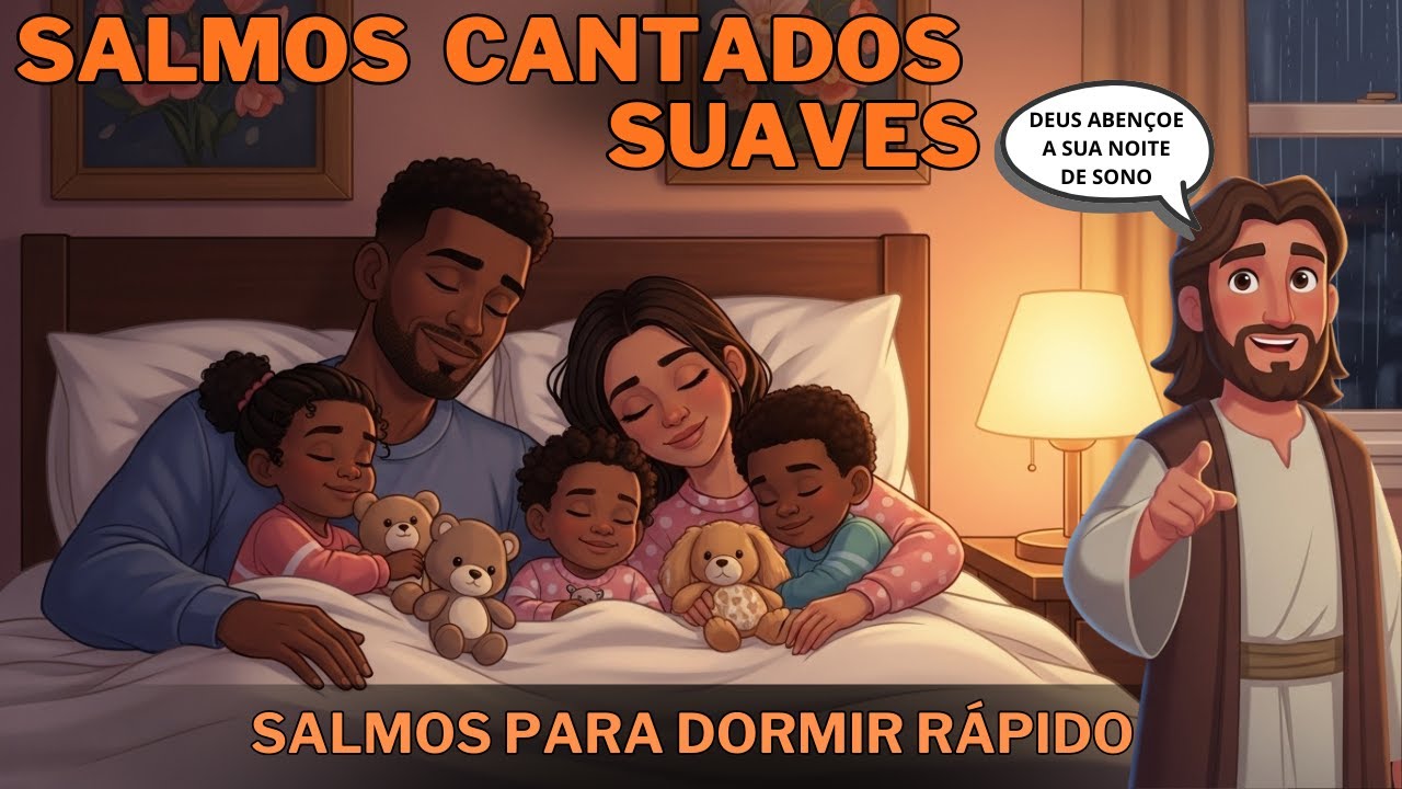 Salmos Cantados para Dormir com Versículos Poderosos para Dormir Bem e Rápido| Palavra de Deus e Paz