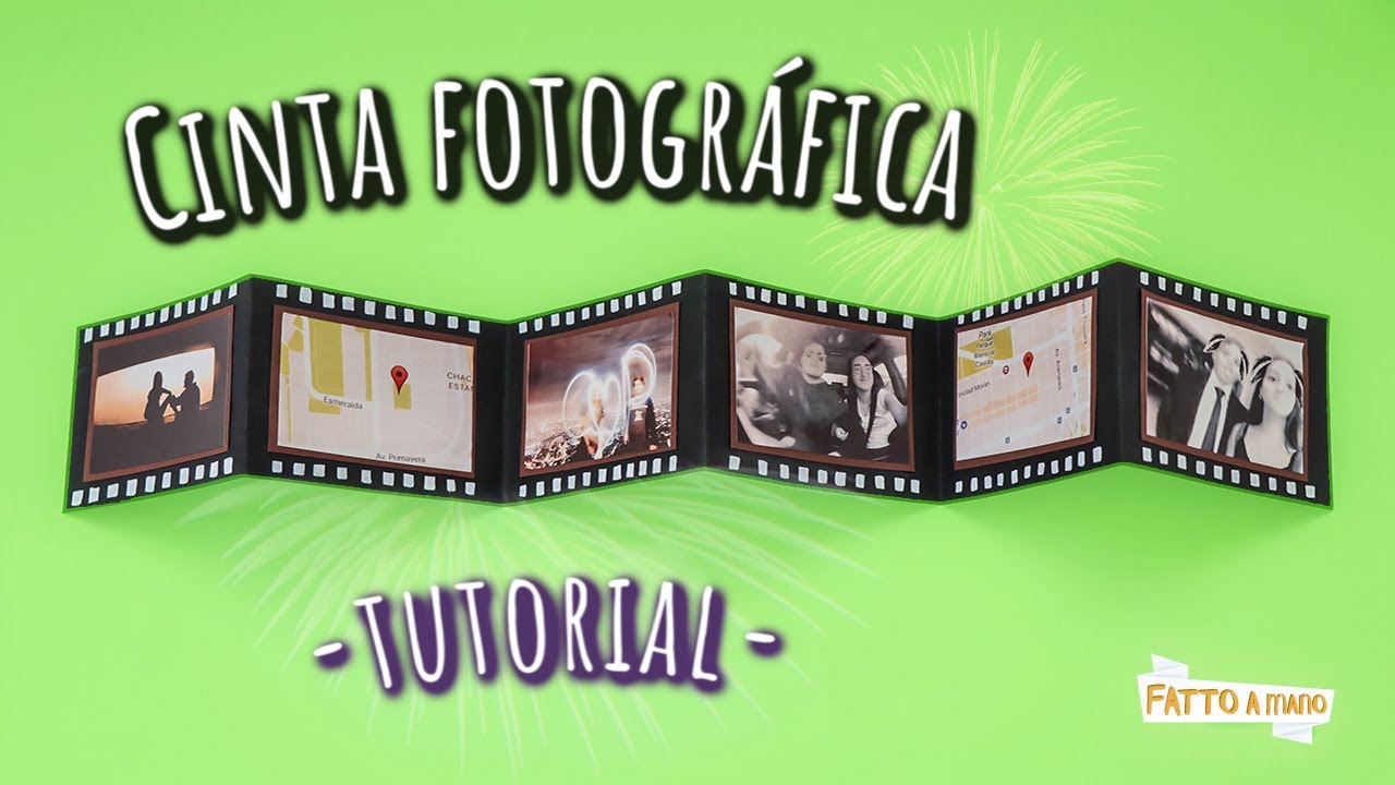 CINTA FOTOGRÁFICA - Tutorial // Fatto a Mano
