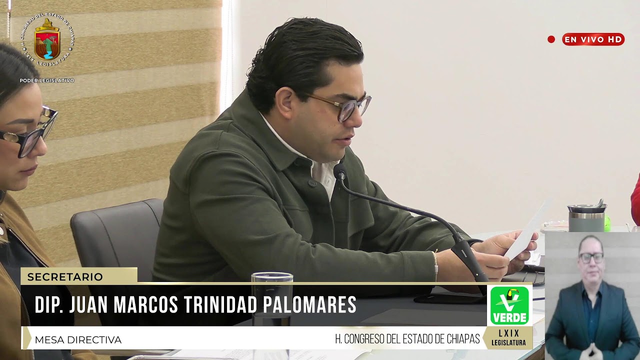 Transmisión en Vivo: Sesión de la  Comisión Permanente.  14 de Enero de 2026.