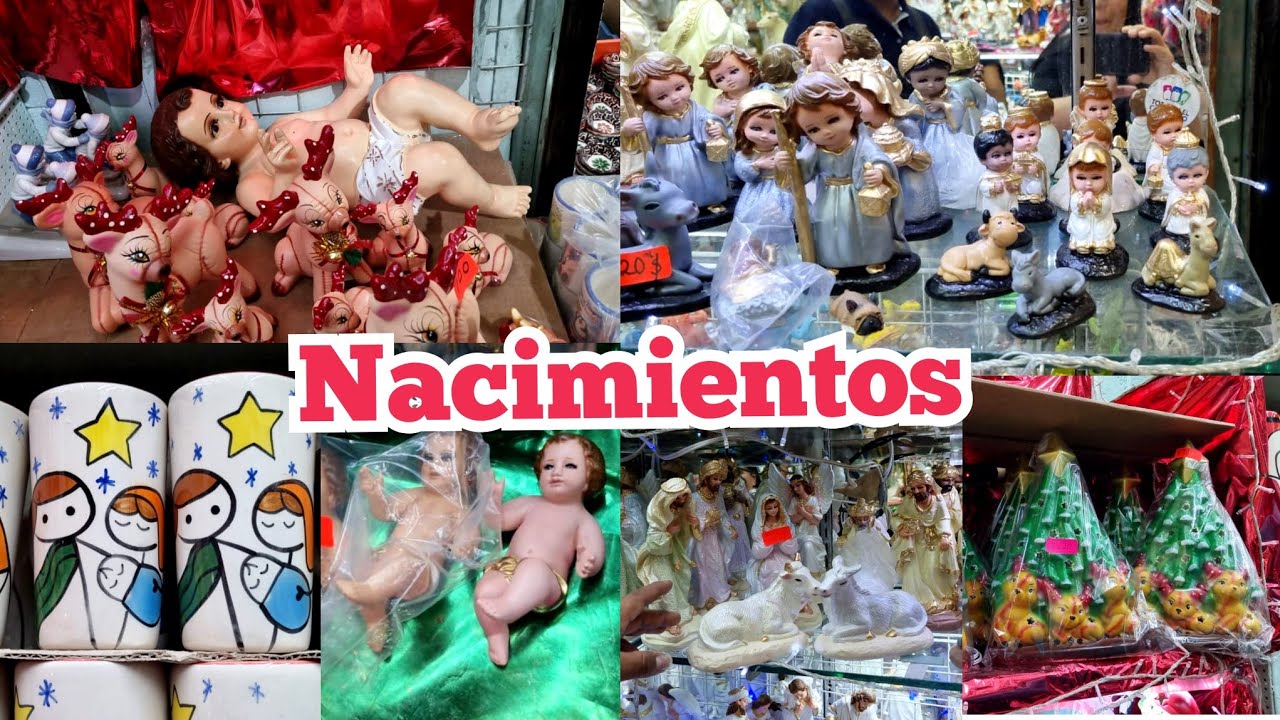NACIMIENTOS / NIÑOS DIOS / DECORACIONES NAVIDEÑAS 😱 Mercado de Sonora | Producto Nacional