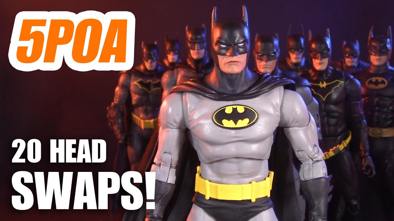 Чёрно-серый рыцарь Бэтмен меняет головы! Обзор фигурки DC Multiverse от McFarlane Toys