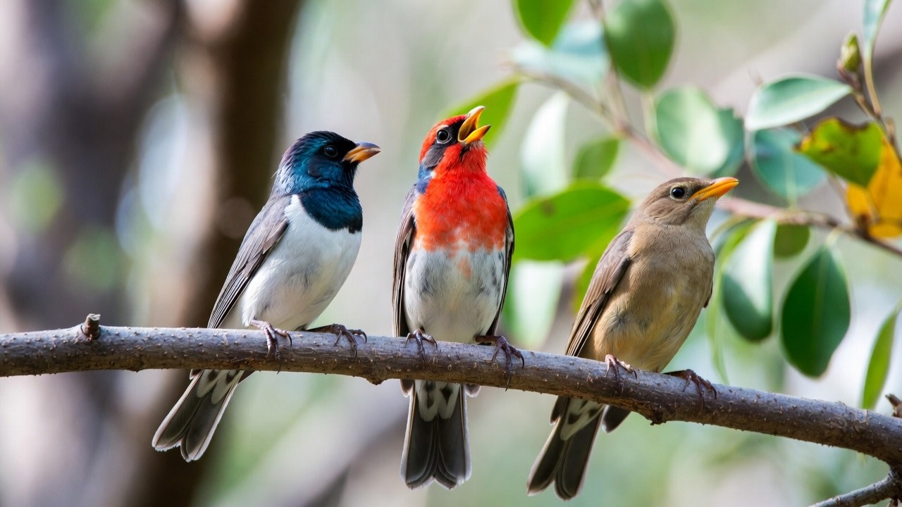 Relaxing Calm Sound / Bird Sounds For Stress Relief