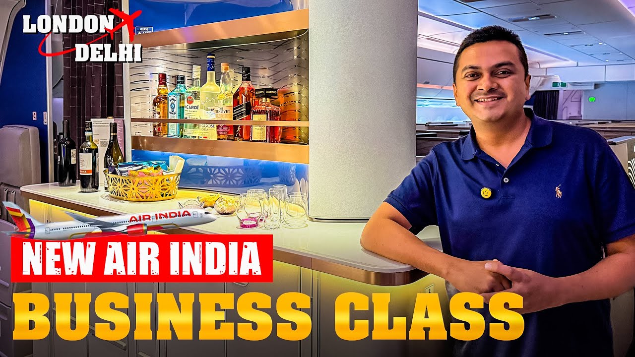 The New Air India Airbus A350 Business Class from London to Delhi | Worst to Best ✈️🇮🇳