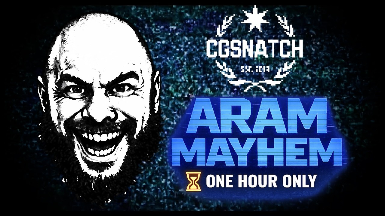 WARM UP STREAM - 3 GAMES OF ARAM MAYHEM / 1 HOUR