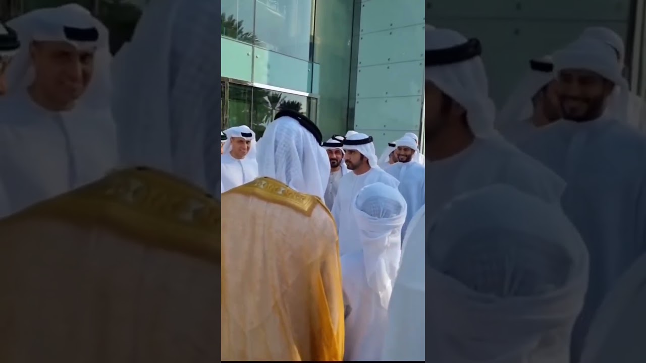 Sheikh Hamdan فزاع Fazza Dubai Crown Prince With Friends at Wedding Ceremony #sheikhhamdan #fazza