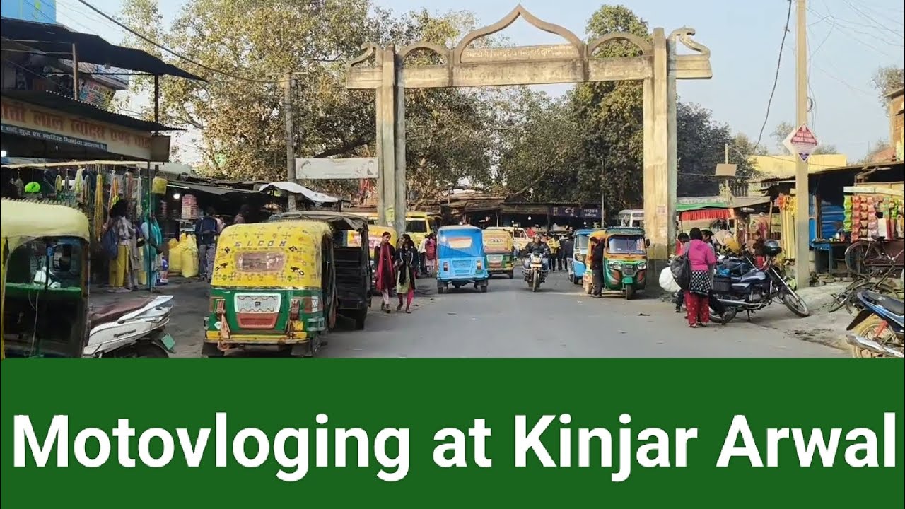 Motovloging at Kinjer Arwal Bihar🏍️ Motovloging in Rural areas #youtube #motovlog #rurallife #bihar 