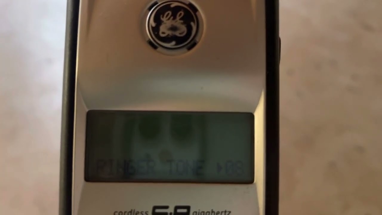 Ringtones On The GE 5.8 GHZ Cordless Phone 25931 / 25951