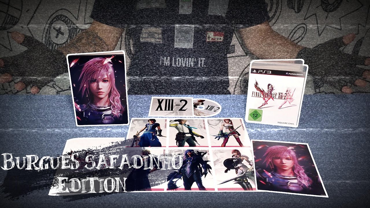 [Unboxing] Final Fantasy XIII-2 Limited Collector's Edition [PS3][PT-BR]