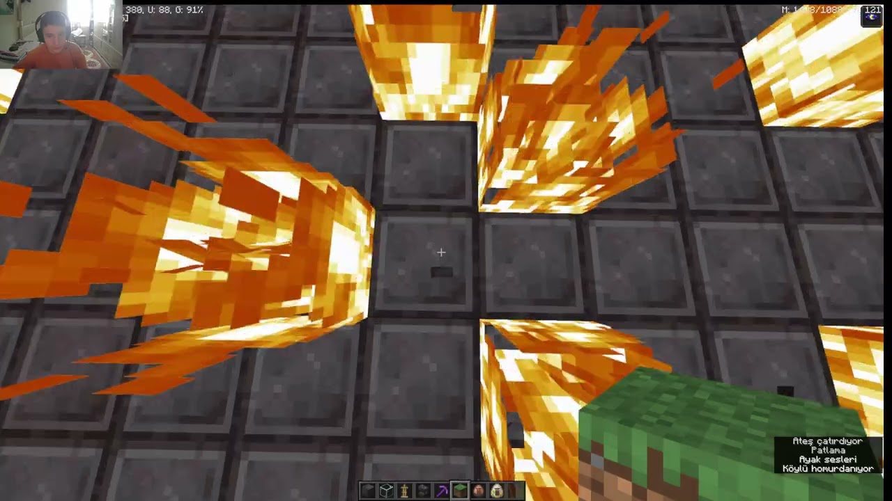 Minecraft'ta netherite sığınağın dayanıklılığını test ettim