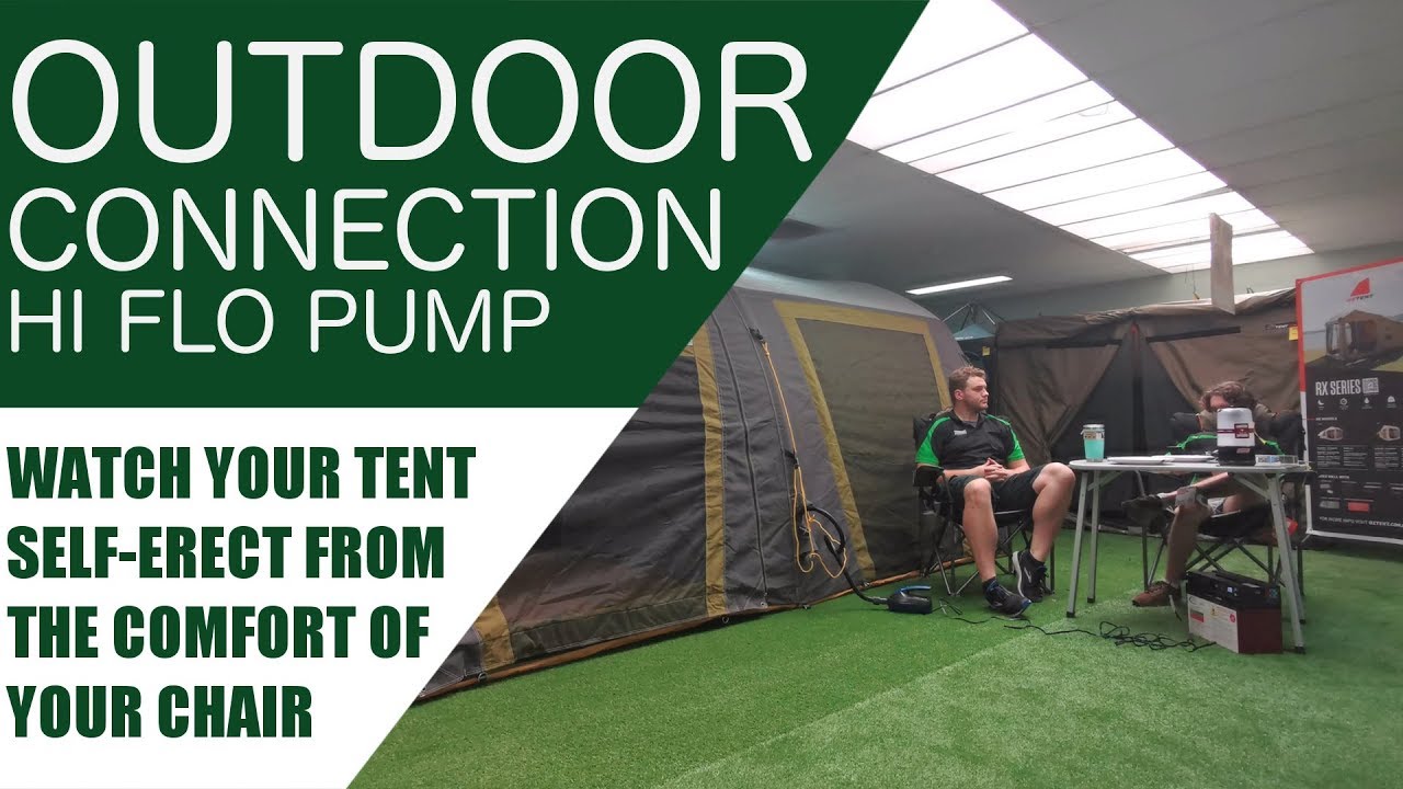 12v Electric Air Tent Pump the Ultimate in effortless camp setup!
