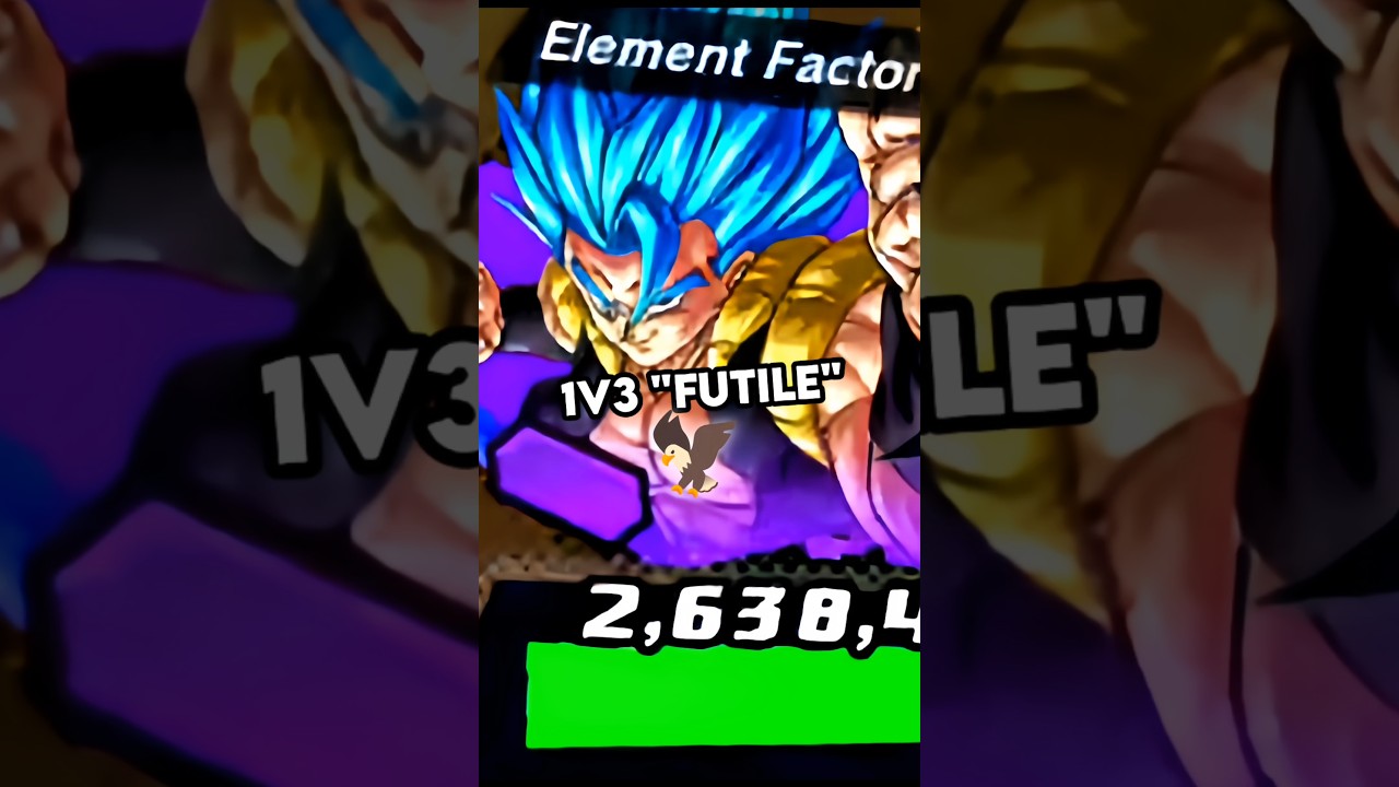1V3 IT'S FUTILE ACTIVATED🦅! ULTRA SSB GOGETA GOES INSANE! (Dragon Ball Legends) #dbl #shorts