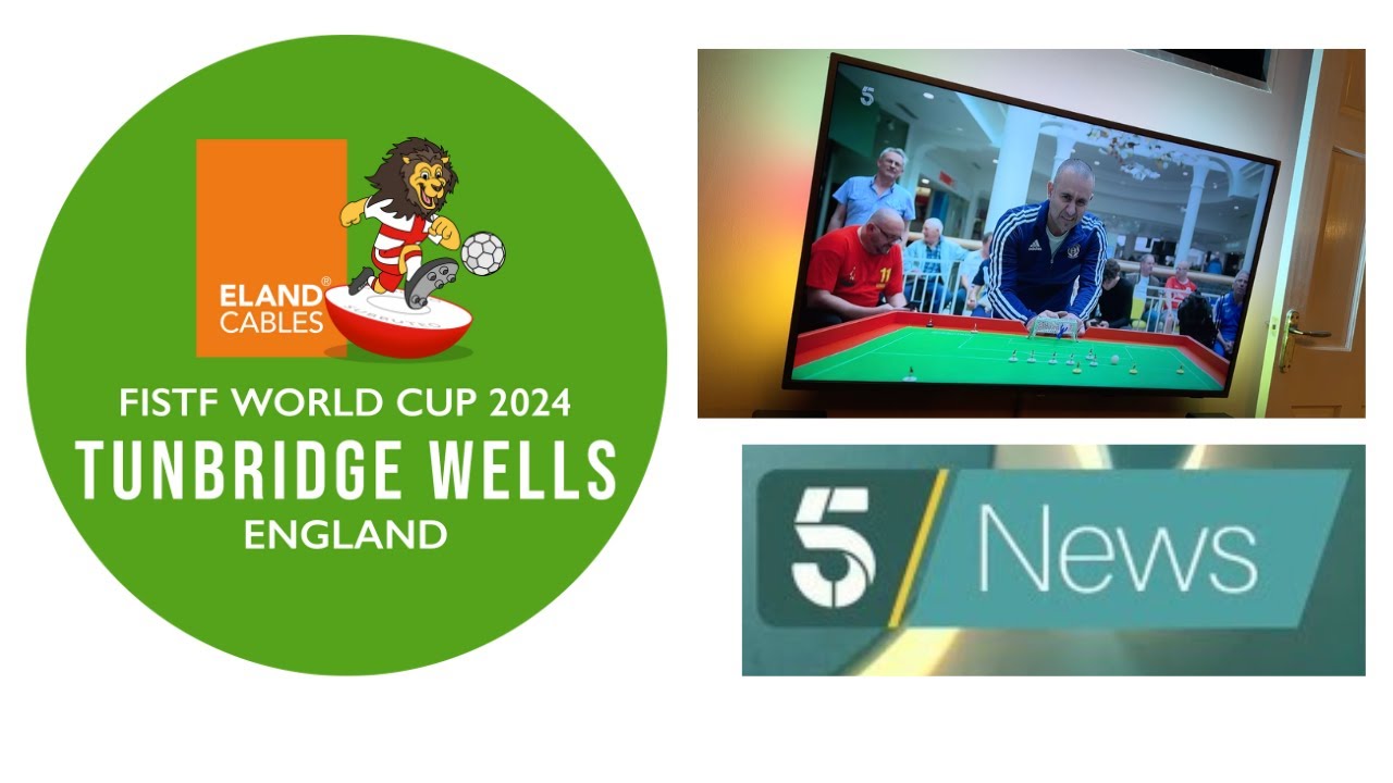 FISTF / Subbuteo World Cup On 5 News on Channel 5 20/9/24