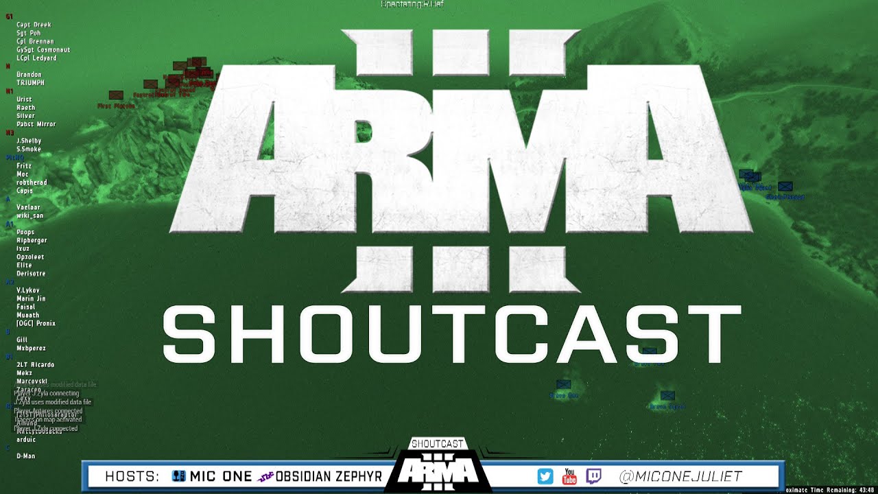 ARMA 3 ShoutCast - Choke Point - Ep. 18