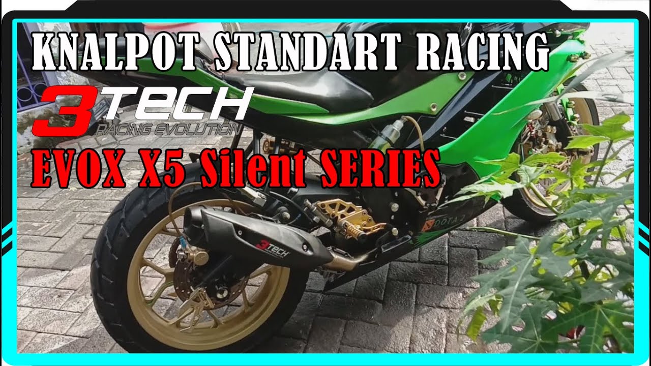 3Tech Evox X5 Silent Series | Knalpot Anti Tilang