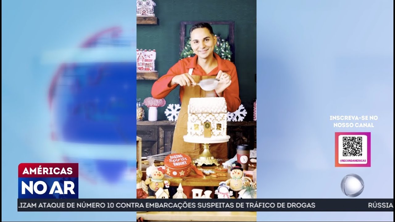 Brasileiro &eacute; selecionado para participar de reality show de confeitaria nos EUA