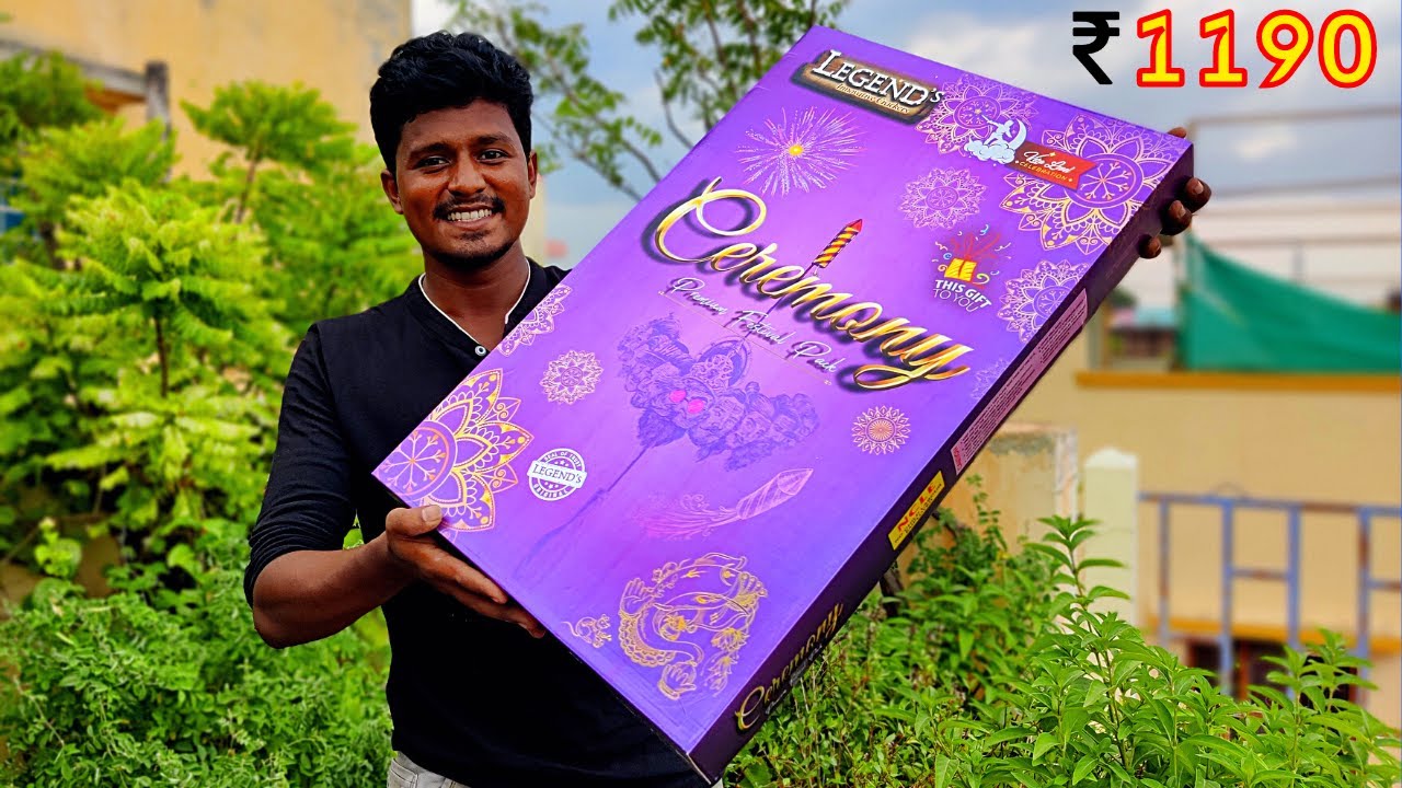 Sivakasi Crackers Unboxing 🧨 Ceremony Festival Pack 💥  1190 ரூபாய்க்கு தரமான பட்டாசுக்கள்!