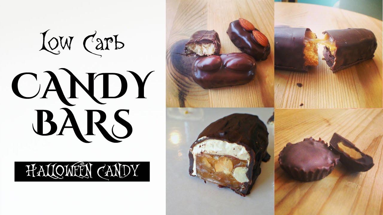 4 Keto Candy Bars | Low-Carb Twix, Almond Joy, Reeses Cups, Snickers Bar Recipes