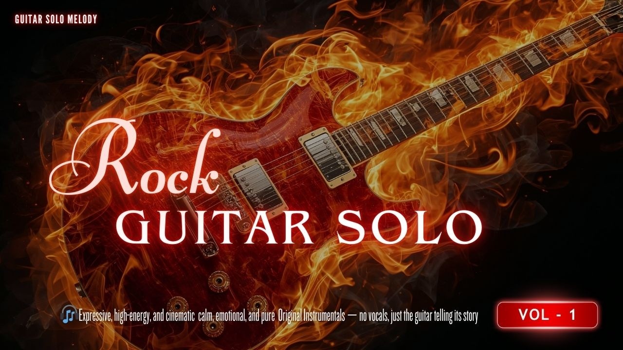 Melodic Rock solo Guitar Instrumental 2026 | 1 Hour Relaxing Background Music