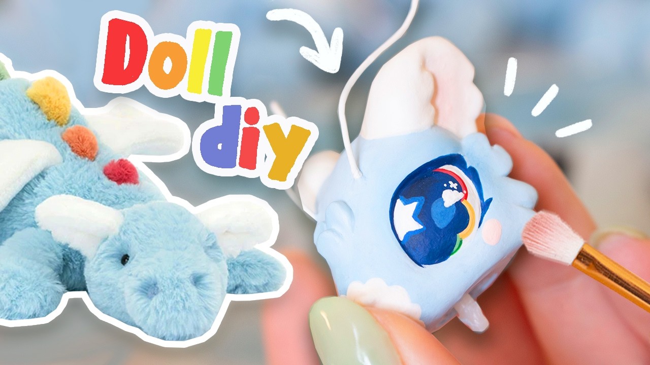 Превращаем небесного дракона Jellycat в LPS-игрушку!