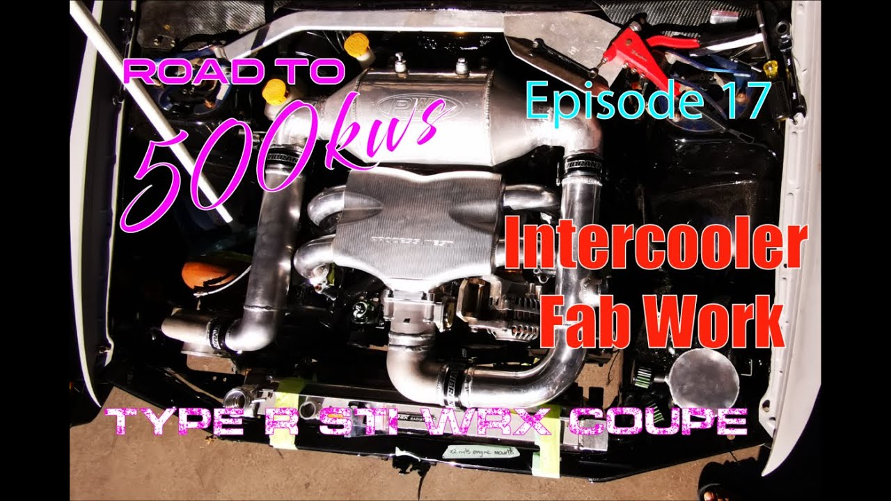 WRX STI Custom Intercooler Piping