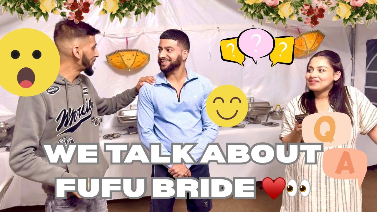 EXCLUSIVE WEDDING INTERVIEW WITH THE GROOM FUFU & DHOLKI OUTFIT REVEAL❤️😍