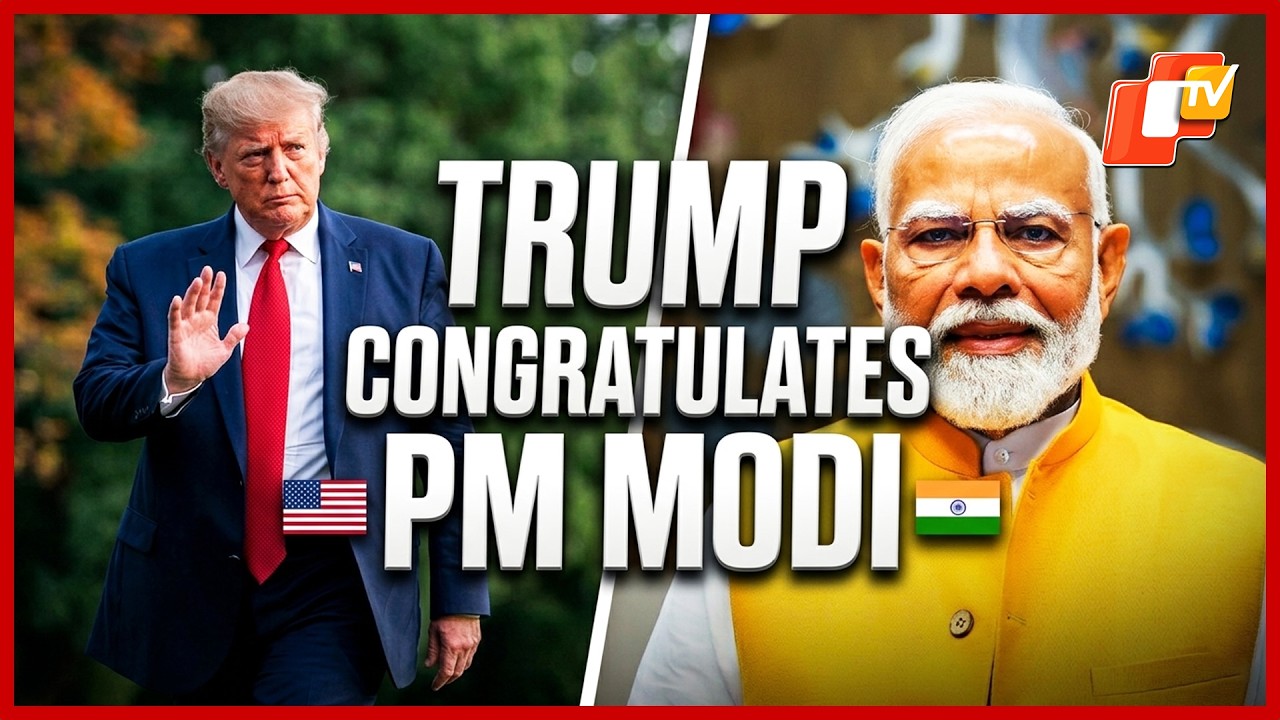 US President Donald Trump Congratulates PM Modi After BJP&rsquo;s Historic Victory In West Bengal