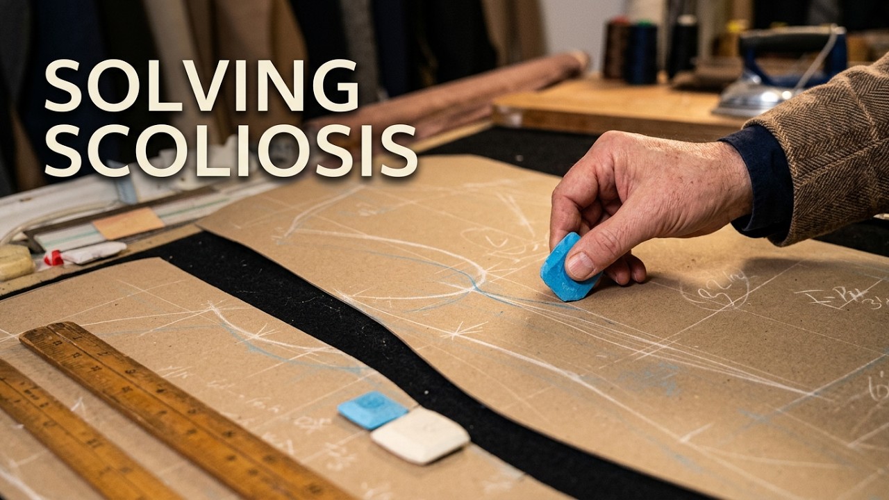 Scoliosis #bespoketailoring #patternmaking #patterncutting