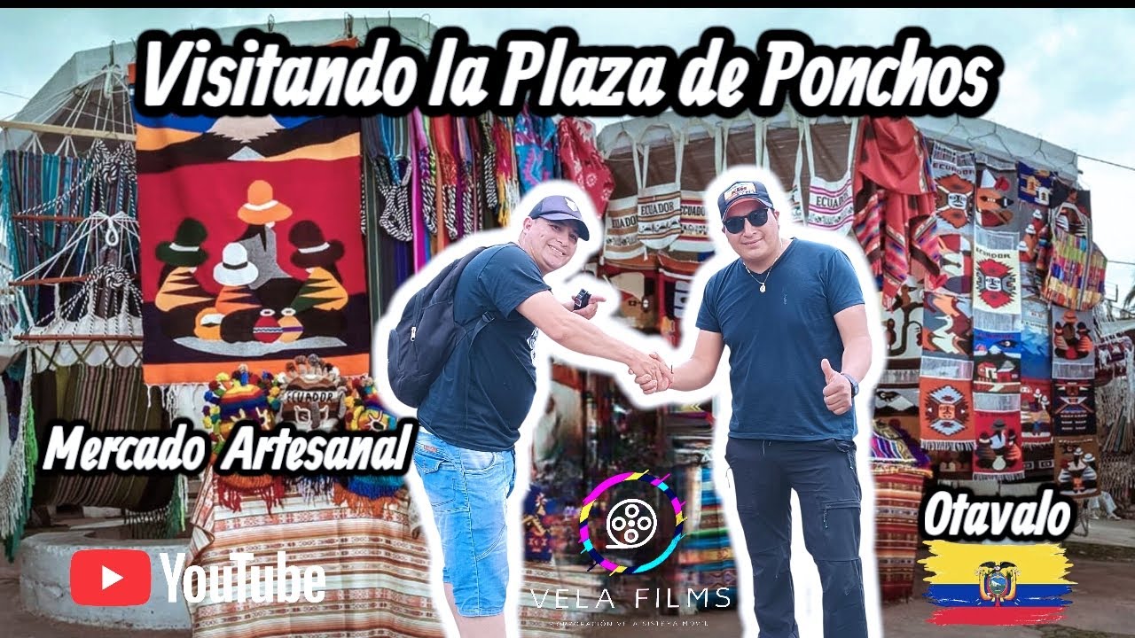 Visitando la Plaza de los Ponchos en Otavalo 🇪🇨