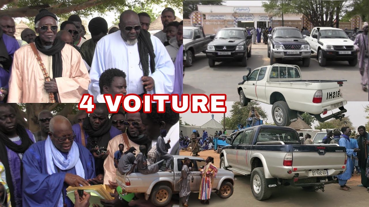 ( urgent) 4 voiture niveau de kourél samou wormay touba 