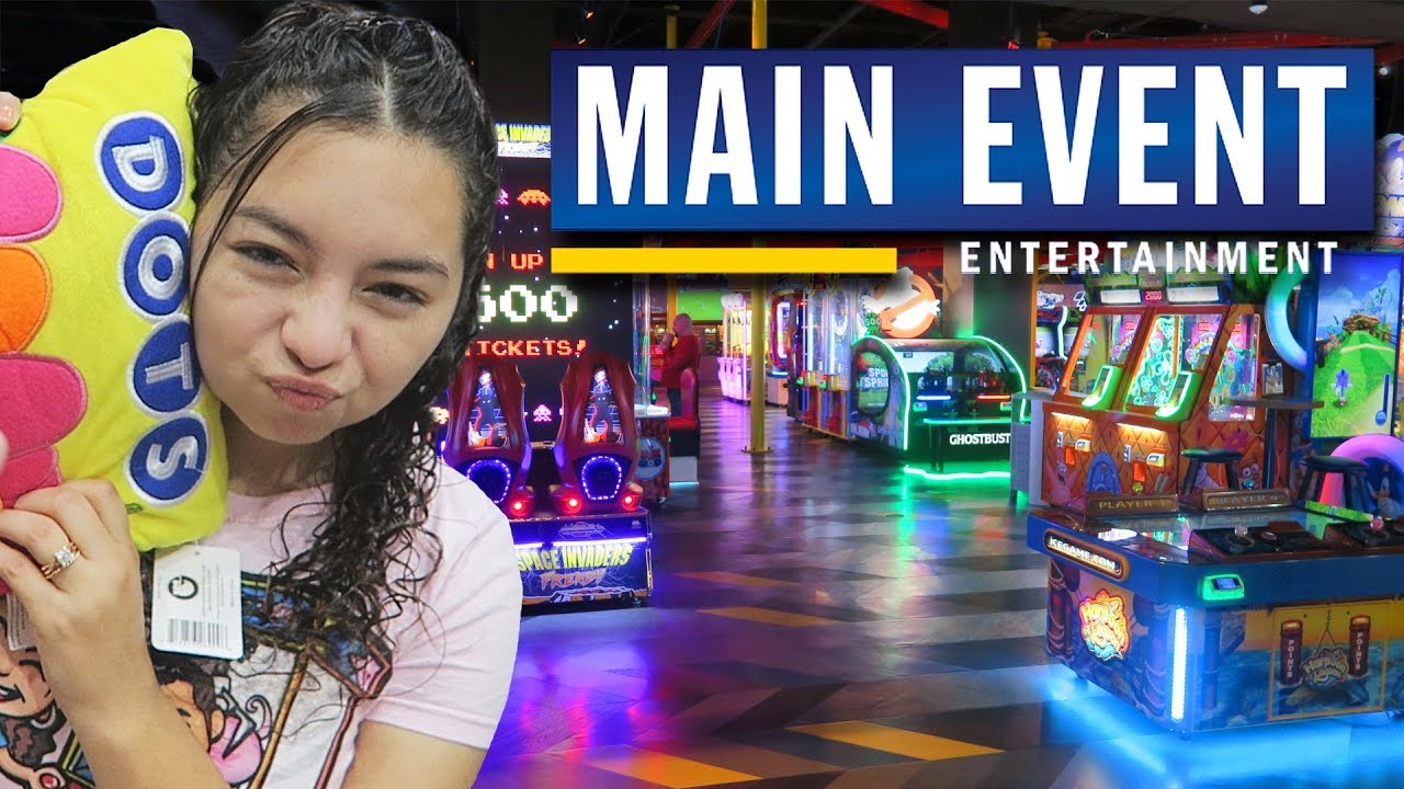 Back at Main Event for some Arcade Fun!