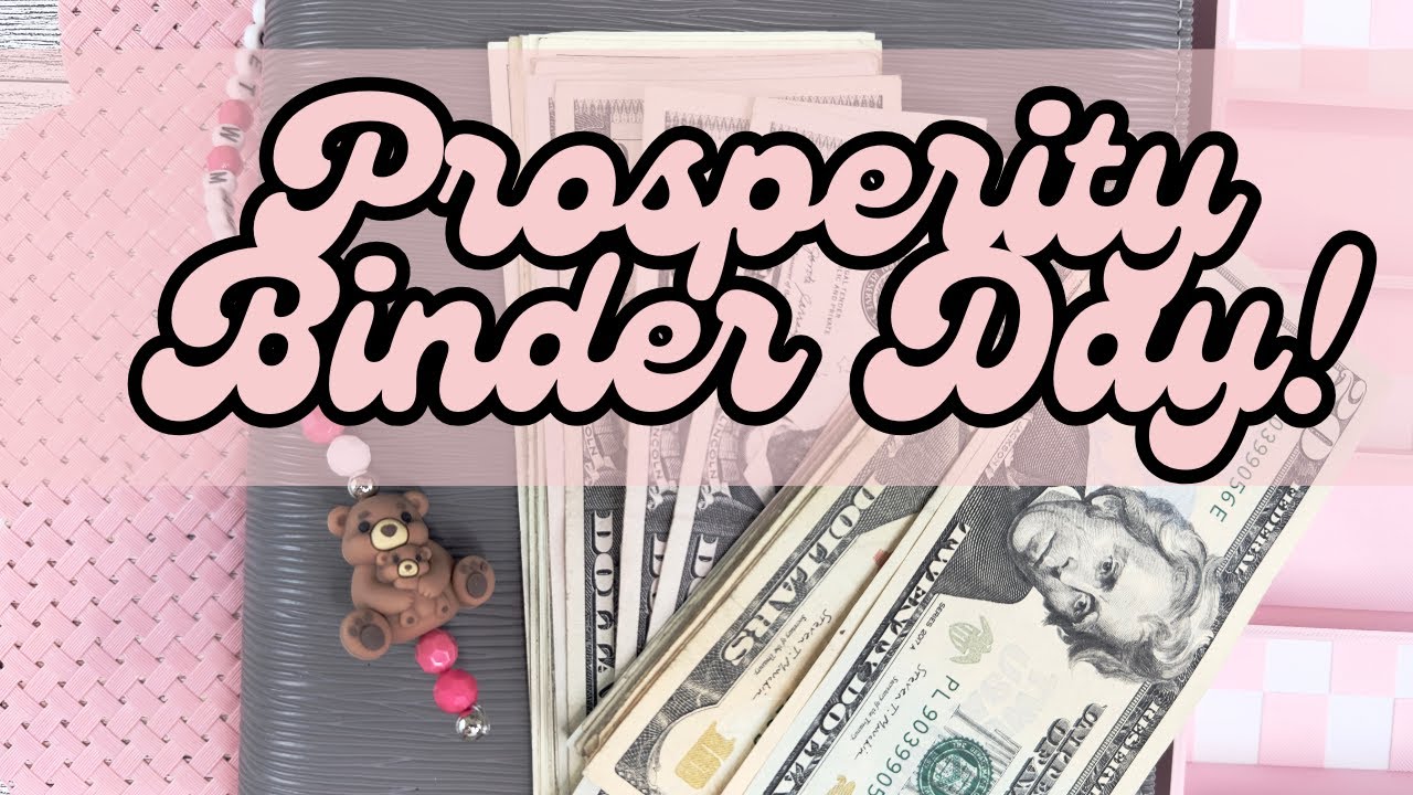 Prosperity Binder Day! Savings Challenges to become prosperous! #budgeting #prosperity