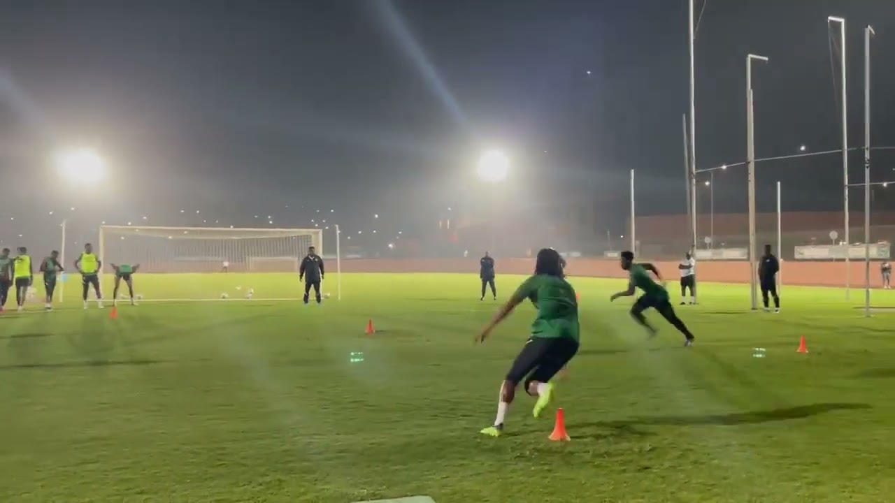 Super Eagles last training Vs Tunisia Round of 16