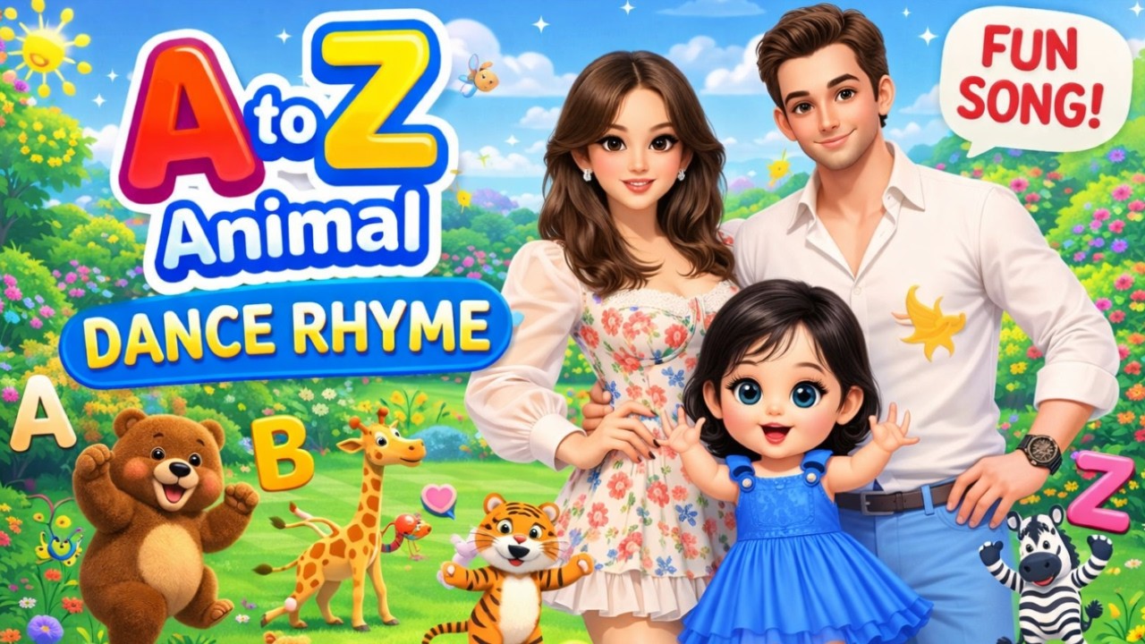 ABC Animal Dance Song | A to Z Animals for Kids | Baby Nursery Rhymes