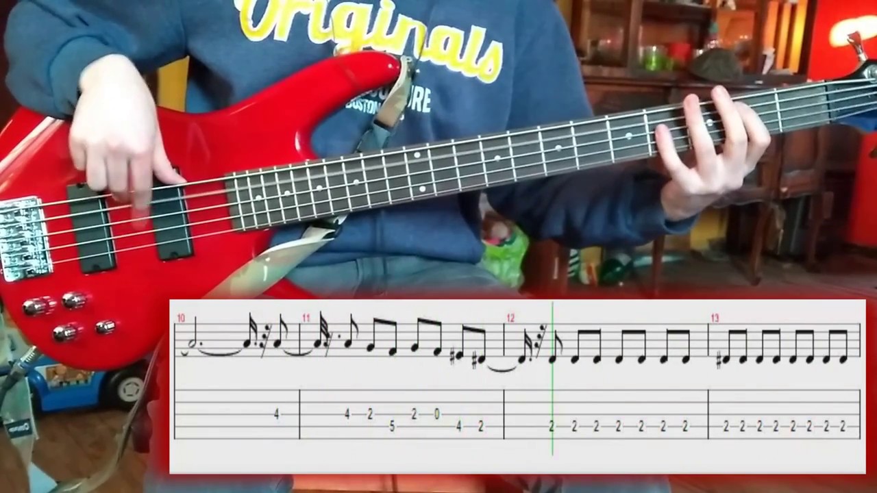 Angeles fuimos Bass cover/tab