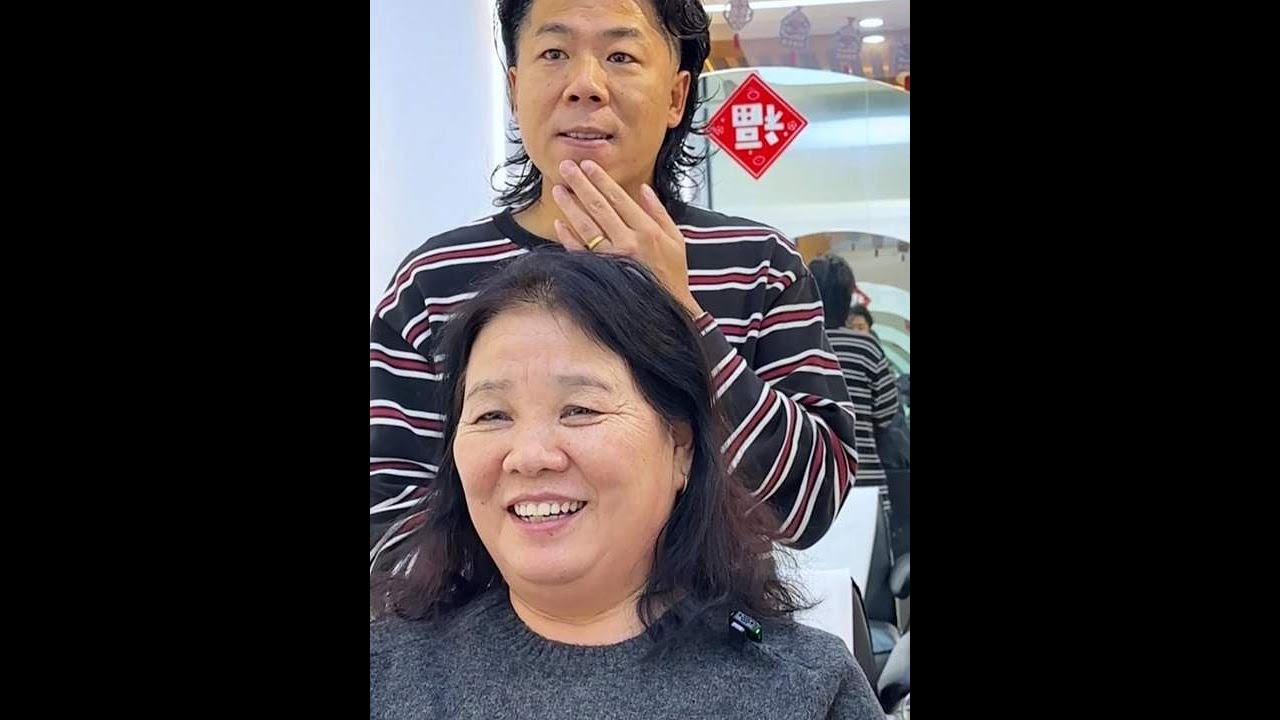 57岁大圆脸姐姐惊艳蜕变！换对发型年轻20岁，气质高级又好打理！