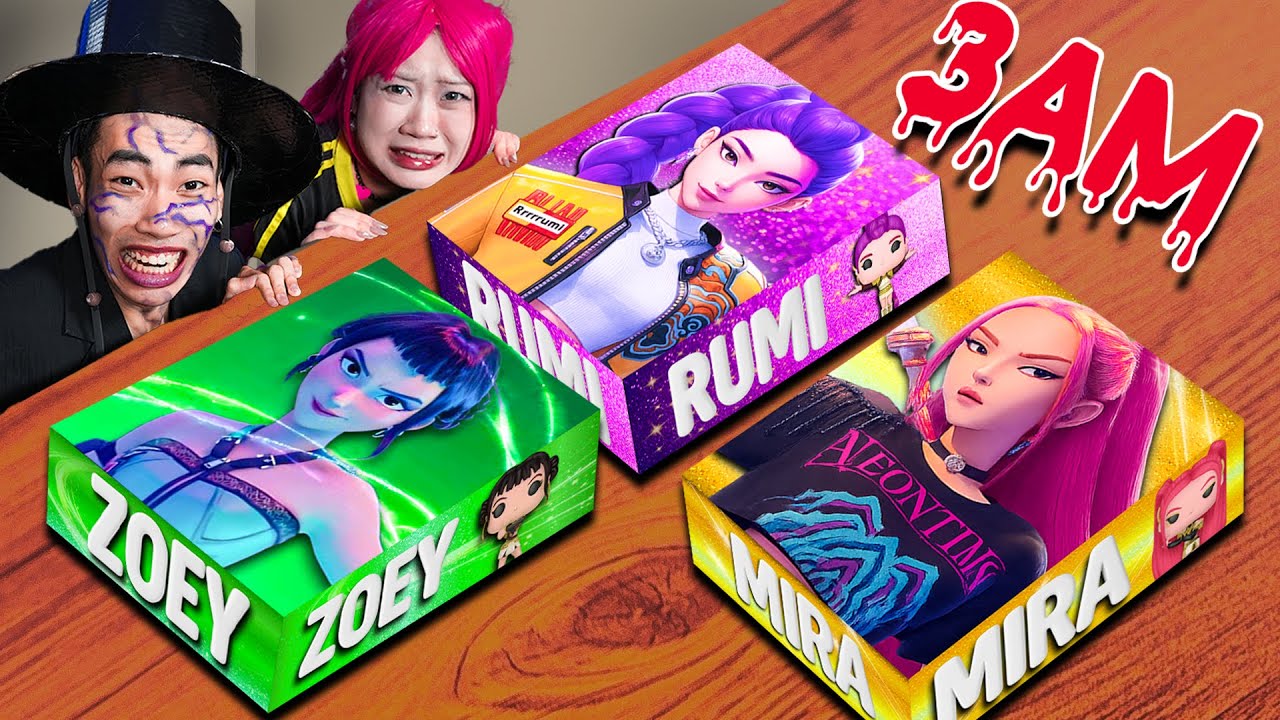 ÖFFNE NIEMALS MYSTERY KPOP DEMON HUNTERS BOXEN UM 3 UHR MORGENS! 📦😱