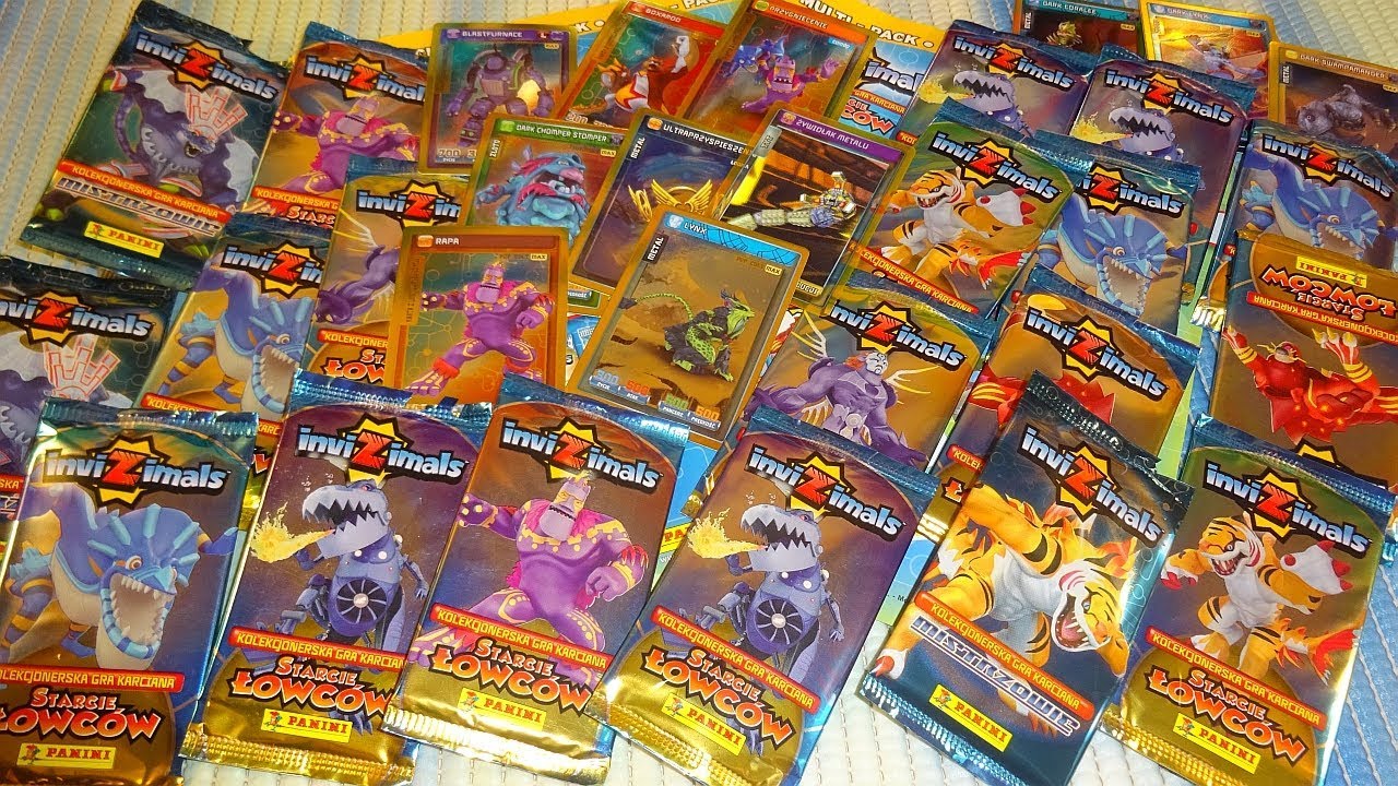 Invizimals: Battle Hunters Panini CCG Multipack + Limited Edition Cards Collection Opening - Karty