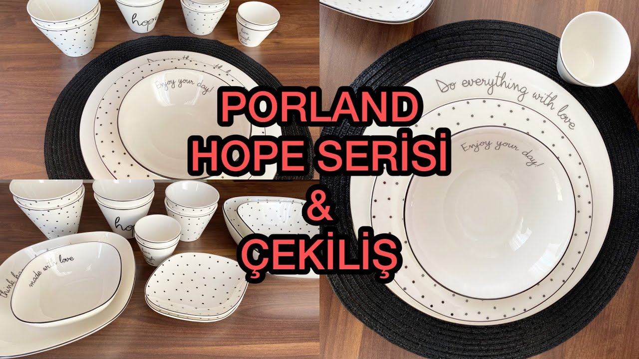 ÇEYİZ ALIŞVERİŞİ 25 | PORLAND HOPE SERİSİ | GÜNLÜK YEMEK TAKIMI