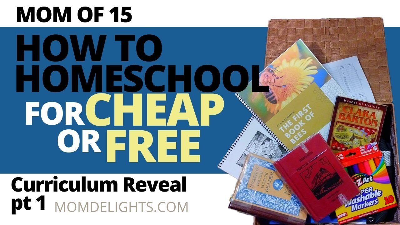 Homeschool for Cheap or Free: Curriculum Reveal pt. 1
