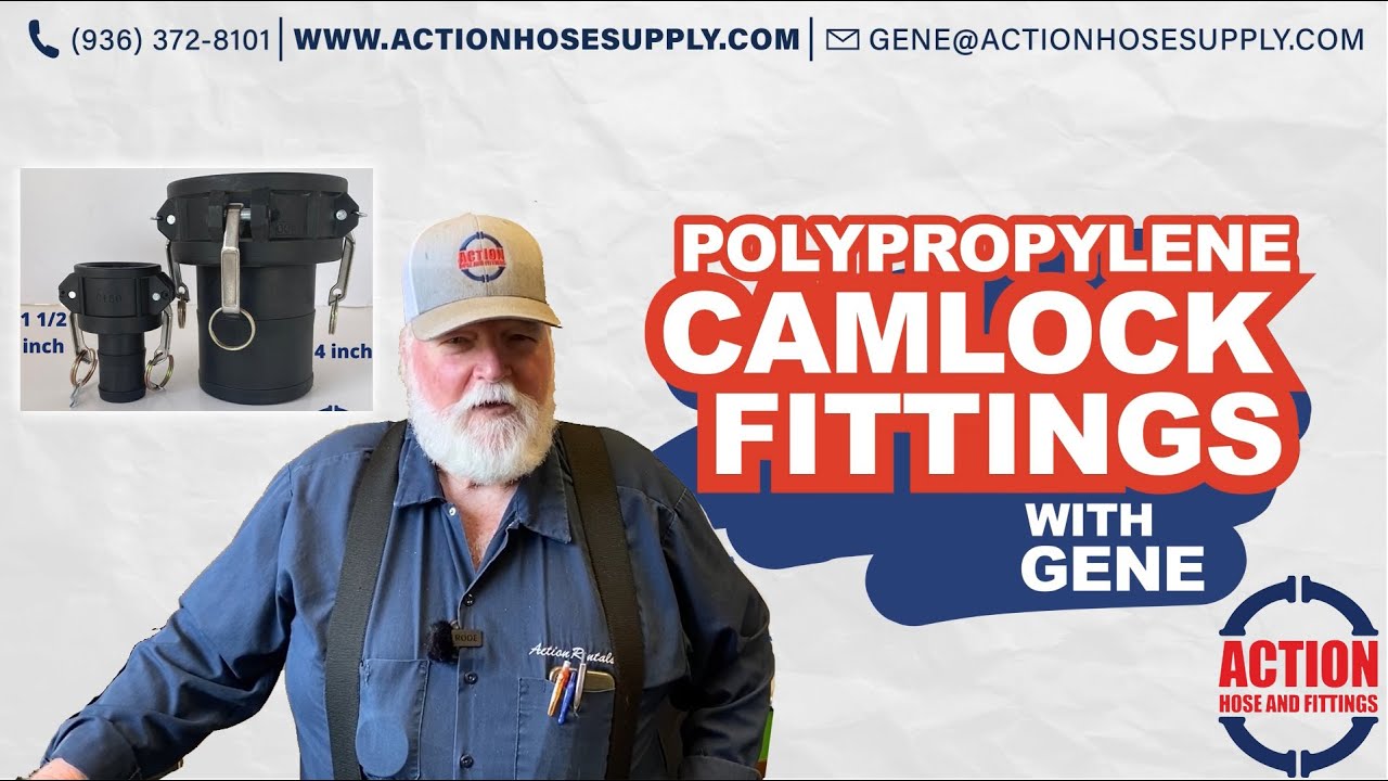 Polypropylene Camlock Fittings | Plastic Camlock Coupling Types A, B, C, D, E, F, DP and DC