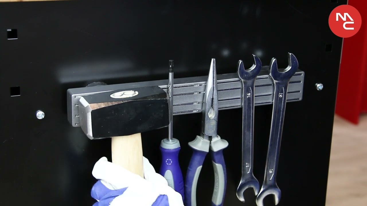 Beidseitig magnetische Werkzeugschiene - doppelt magnetisch, doppelt praktisch | Magna-C