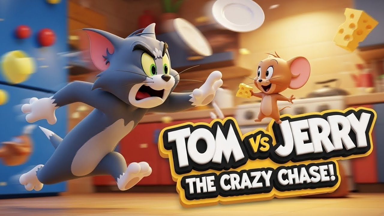 “Tom vs Jerry  | The Craziest 3D Chase Ever!”