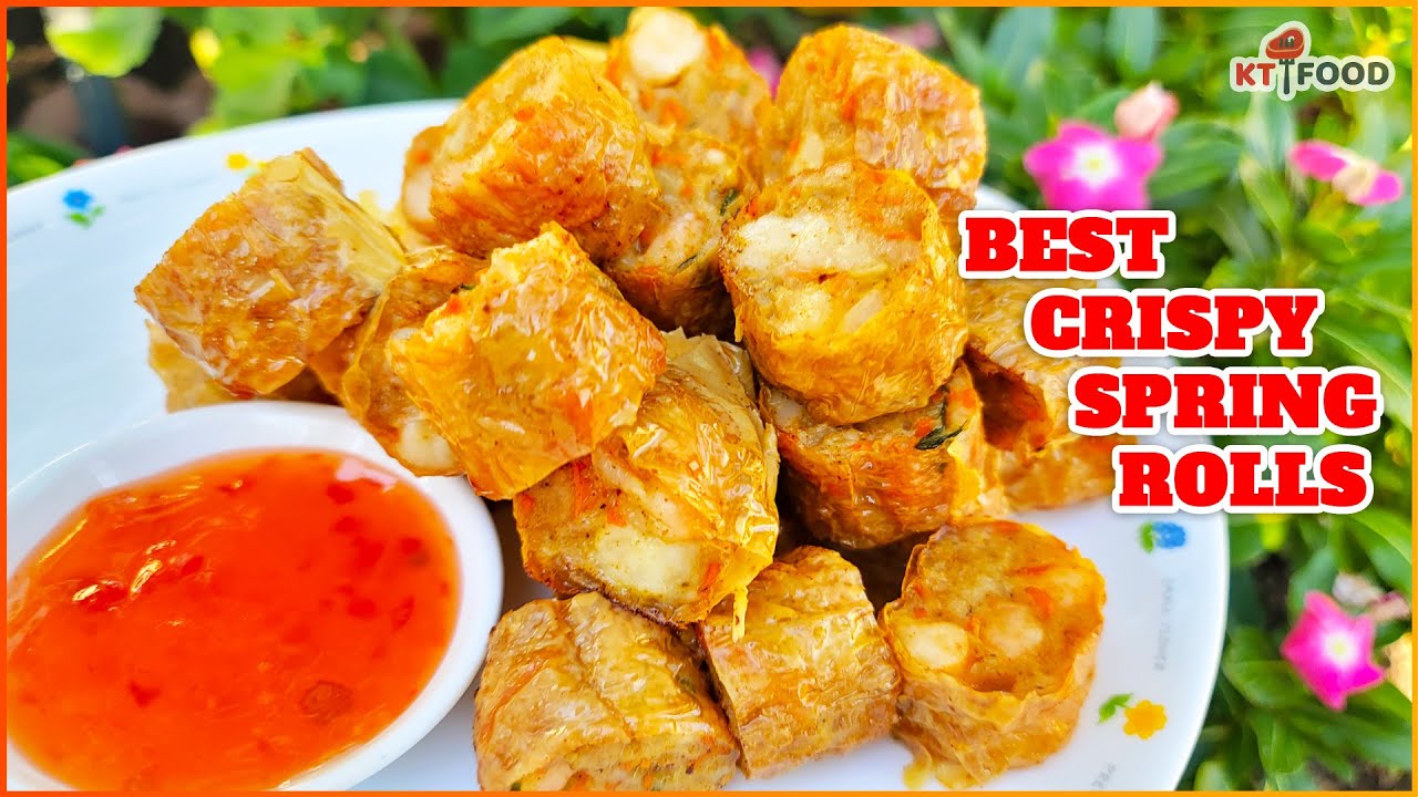 Amazing Crispy Spring Rolls with Bean Curd Wrappers
