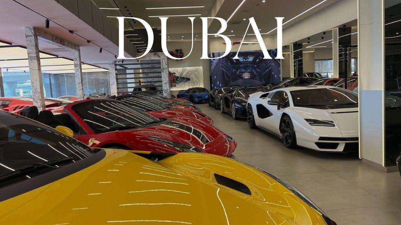 Exotic Car Showrooms Of Dubai Tour