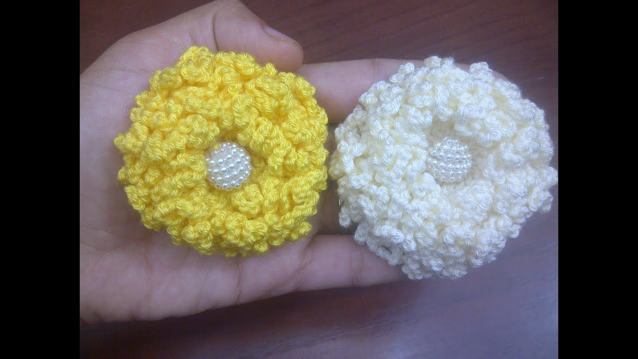 ورده كروشيه طريقة عمل وردة كروشيه Crochet Dalia & Ahmed