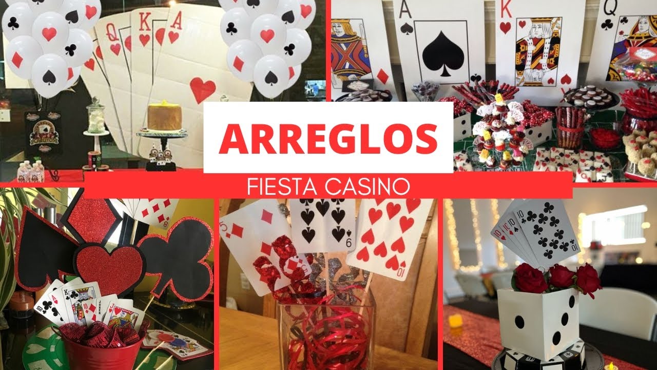 🎰🎉 Ideas para Centros de Mesa y Mesas de Dulces en una Fiesta Temática de Casino